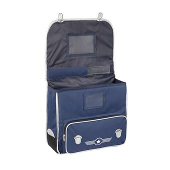 Cartable scolaire Viquel Aviateur 38 cm Bleu