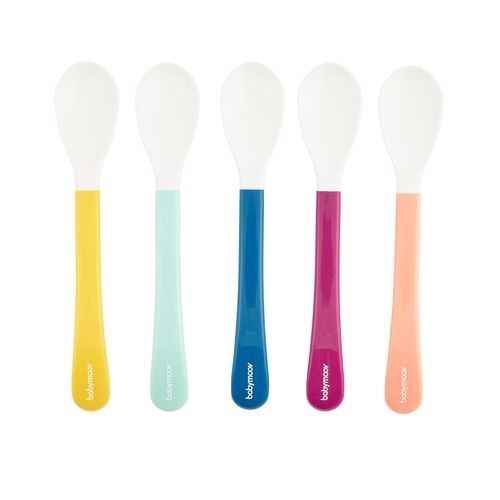 Lot de 5 Cuillères Babymoov 2ème âge Multicolore