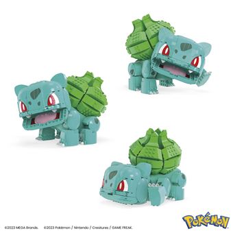 MEGA Pokémon Figurine Action Bulbizarre 12cm - 175 Pièces De Construction - Jouet Enfant 7 Ans+
