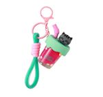 ITOTAL PORTE-CLÉS BUBBLE TEA CHAT GRIS