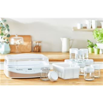 Yaourtière Moulinex Yogurteo Family 12 pots YG233A10 21 W Blanc