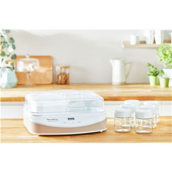 Yaourtière Moulinex Yogurteo Family 12 pots YG233A10 21 W Blanc