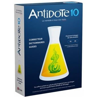 Antidote 10 Correcteur grammatical et dictionnaires Anglais-Français – PC ou Mac