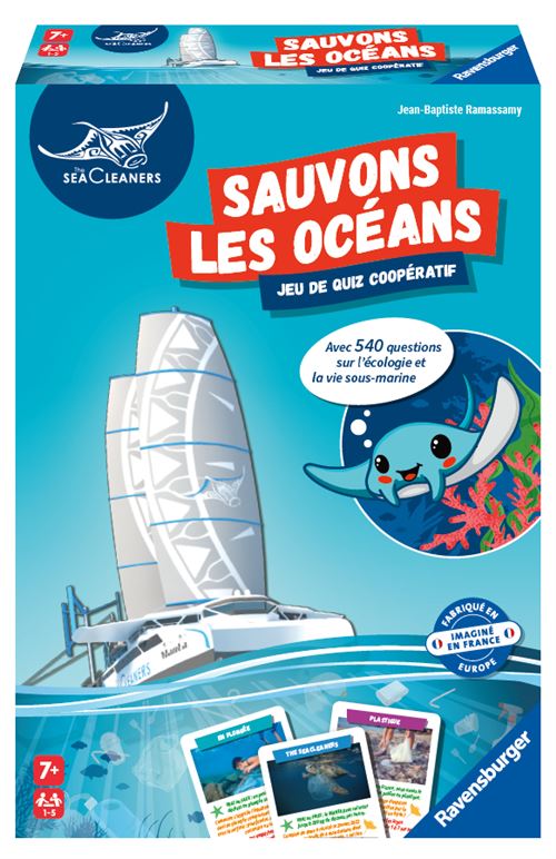 Jeu pour Découvrir La Nature Ravensburger The Seacleaners Sauvons Les Océans