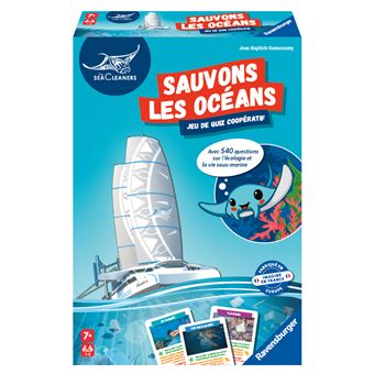 Jeu pour découvrir la nature Ravensburger The Seacleaners Sauvons les océans