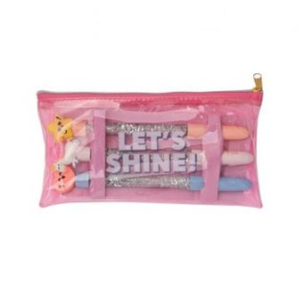 Trousse transparente Mr. Wonderful Let’s shine