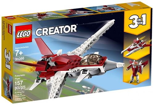 LEGO® Creator 3 en 1 31086 Futuristisch vliegtuig