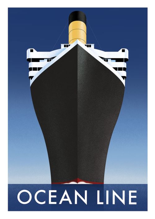 Affiche Sergeant Paper Ocean Line 50x70 cm Edition limitée signée
