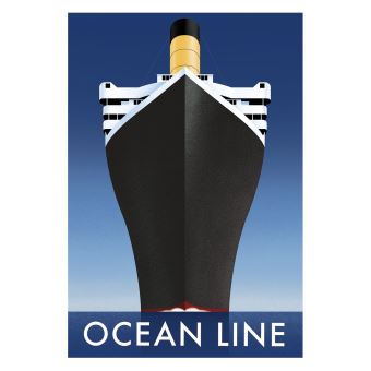 Affiche Sergeant Paper Ocean Line 50x70 cm Edition limitée signée