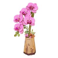 Puzzle 3D en bois Rowood Orchidée papillon violette
