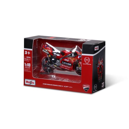 Véhicule Maisto Moto GP Racing Ducati Lenovo SF 2024 1 Bagnaia 1/