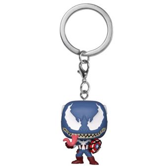Marvel Venom - Porte-clés Pocket POP! Captain America 4 cm