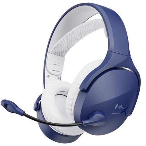 Hyper X Bleu Clair Hyperx Cloud Jet - Micro-Casque - Circum-Aural - Montage Sur L'oreille - Fréquence/Bluetooth Radio De 2,4 Ghz - Sans Fil