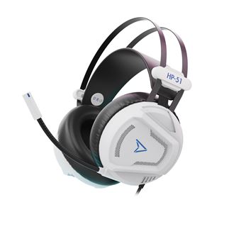 Casque filaire Steelplay HP52-2 pour console Blanc - 1