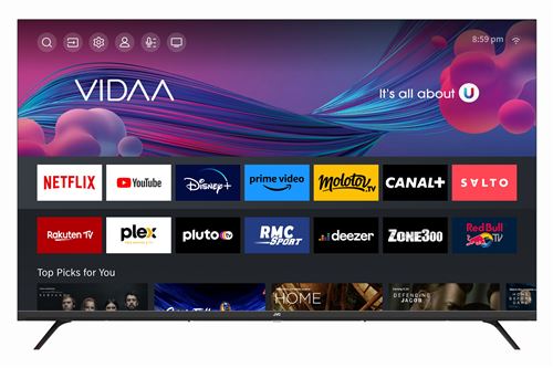 Tv Led Jvc Lt-43Fv130 108 Cm 4K Uhd Smart Tv Noir