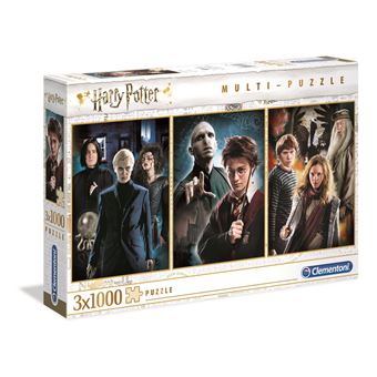 Coffret de 3 Puzzles Clementoni Harry Potter 3 x 1000 pièces