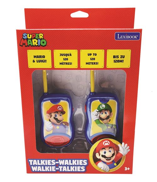 Talkies-Walkies Lexibook Super Mario Portée 120 m État correct - Lexibook reconditionné disponible sur Fnac
