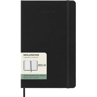 Agenda civil semainier Moleskine Grand Format Noir