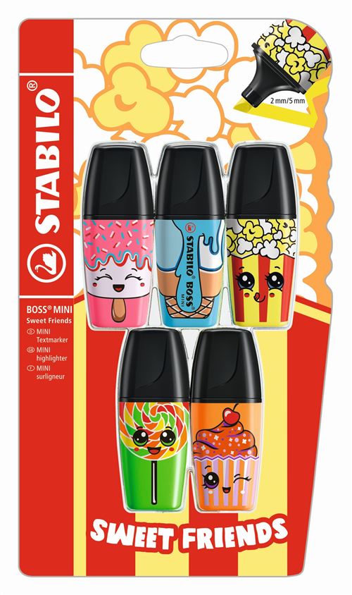 STABILO BL 5 MINIBOSS SWEET FRIENDS
