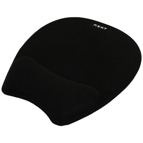 Tapis de souris avec repose-poignet REKT Comfort BK Noir
