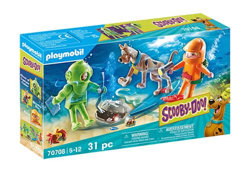 Playmobil Scooby-Doo ! 70708 Scooby-Doo Fantôme Du Capitaine Cutler