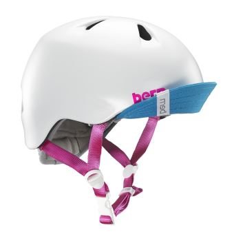 CASQUE DE VÉLO BERN NINA/VISIÈRE BLANC P | Performance Bégin
