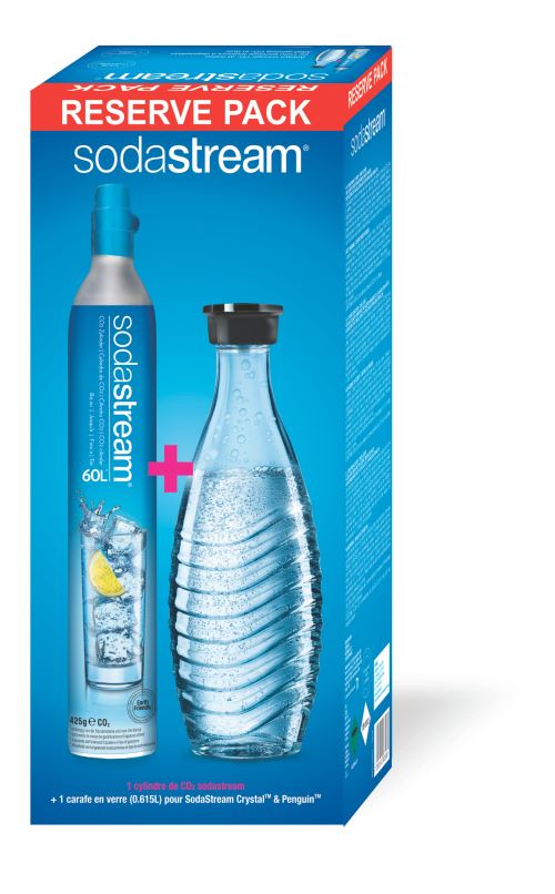 SODASTREAM RESERVE PACK CARAF (1 CYL + 1 BOTTLE)