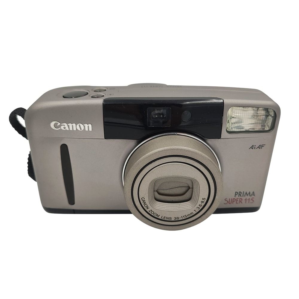 Appareil photo argentique Canon Prima Super 115 Caption Reconditionné Argent Appareil photo