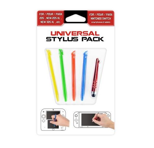 Pack de 5 stylets universels Subsonic pour Nintendo New 2DS XL et New 3DS XL