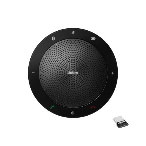 Haut-parleur portable sans fil pour conférence Jabra Speak 510 Noir