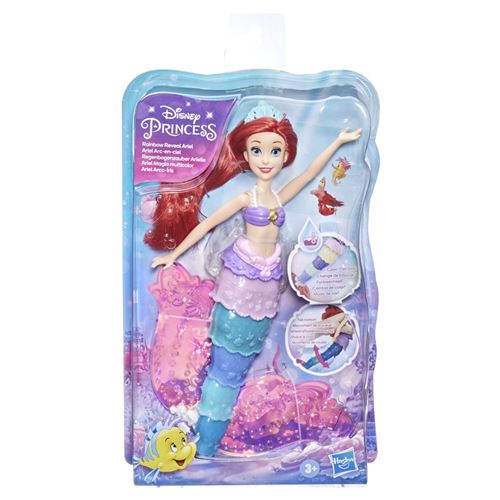 Poupée Disney Princesses Ariel Sirène Arc en Ciel