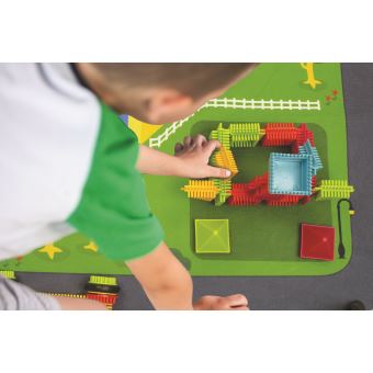 Seek'O City 90 pièces tapis et blocs de construction Seek O Blocks