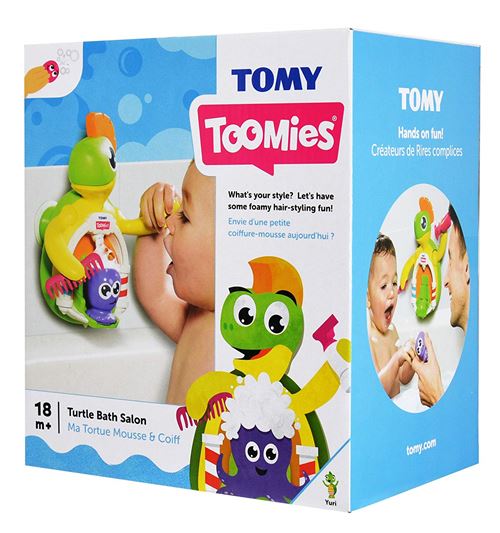 Jouet Pour Le Bain Tomy Ma Tortue Mousse Et Coiff'