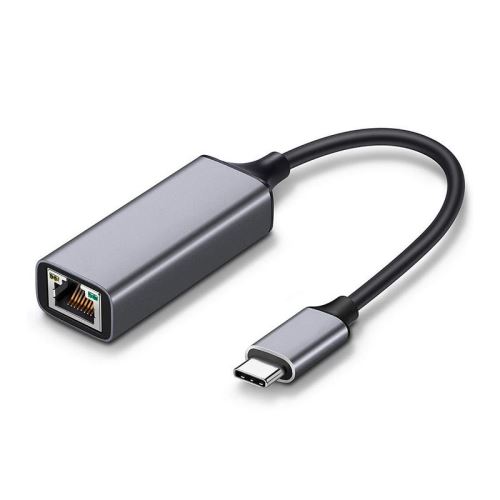 Adaptateur USB-C vers Ethernet RJ45 On Earz Mobile Gear Aluminium