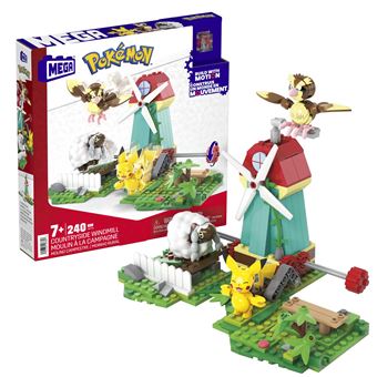 Jeu de construction Mega Construx Pokémon Pikachu Roucool et Moumouton