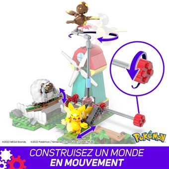 Jeu de construction Mega Construx Pokémon Pikachu Roucool et Moumouton