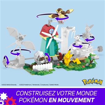 Jeu de construction Mega Construx Pokémon Pikachu Roucool et Moumouton