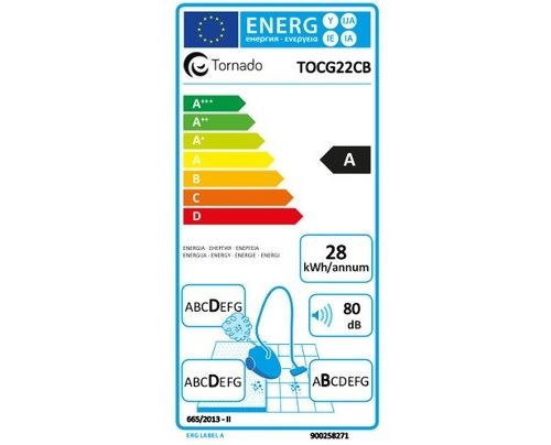 Aspirateur avec sac Tornado Compact Go TOCG22CB Bleu Achat