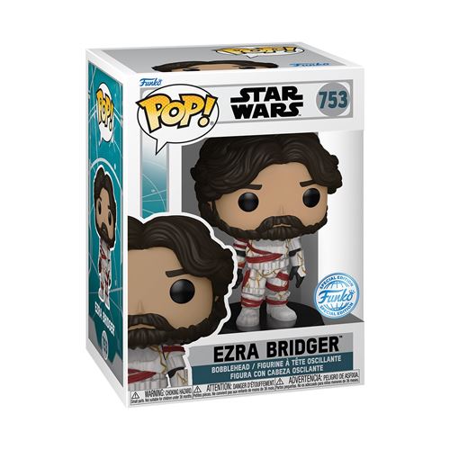 Figurine Funko Pop Star Wars Ahsoka S3 Ezra Bridger™ in Disguise Exclusivité Fnac