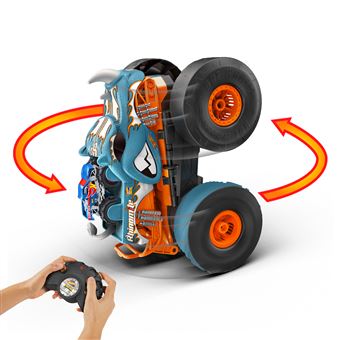 Véhicule télécommandé Hot Wheels RC Rhinomite Transformable