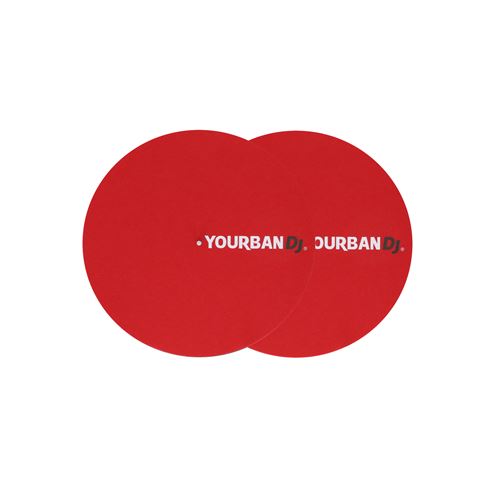 Paire de feutrine Yourban Dj YS 220 R pour platines vinyles