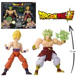 Figurine Dragon Stars 17 cm - Battle Pack - SS Goku vs SS Broly