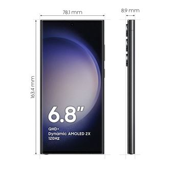 Smartphone Samsung Galaxy S23 Ultra Enterprise Edition 6,8" 5G Nano SIM 256 Go Noir