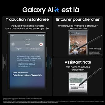 Smartphone Samsung Galaxy S23 Ultra Enterprise Edition 6,8" 5G Nano SIM 256 Go Noir