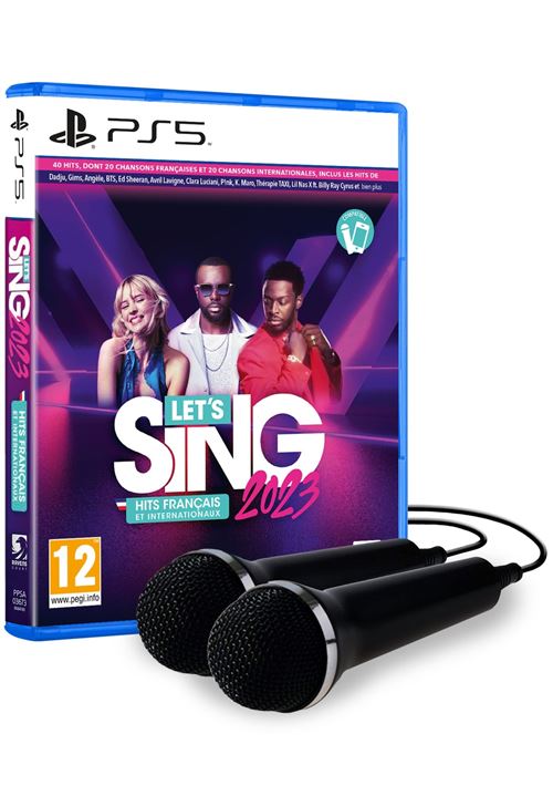 Let's Sing 2023 + 2 Micros Edition Bundle PS5 sur Playstation 5 - Jeux  vidéo - Fnac.be