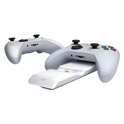 Chargeur double METAVOLT Pdp pour Xbox et PC Blanc