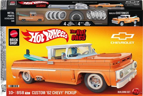 Mega Multicolore Jeu De Construction Hot Wheels Elite Custom 62 Chevrolet