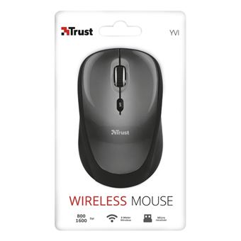 Trust Wireless Mouse Yvi - Muis - optisch - draadloos - 2.4 GHz - USB draadloze ontvanger Fnac.be - Muis