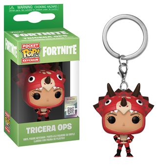 Figurine Porteclés Funko Pop Fortnite S2 Tricera Ops