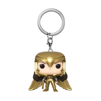 Figurine Funko Pop Keychain WW84 Wonder Woman Golden Armor